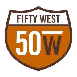 50 West Shield Logo